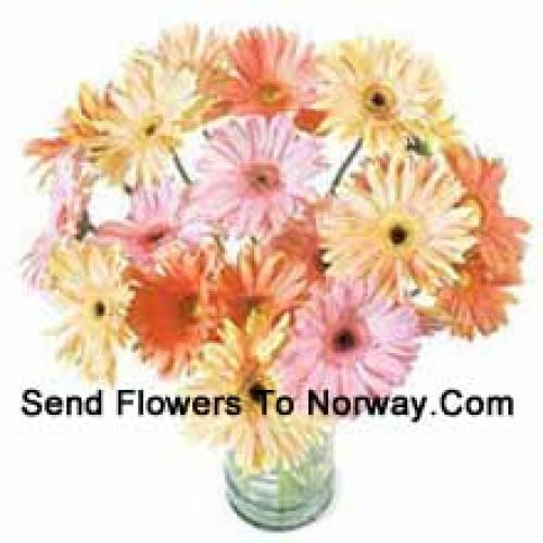 25 Gerberas Variadas y Elegantes